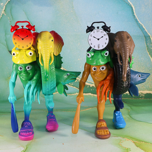 山海经炫彩融合怪摆件模型手办