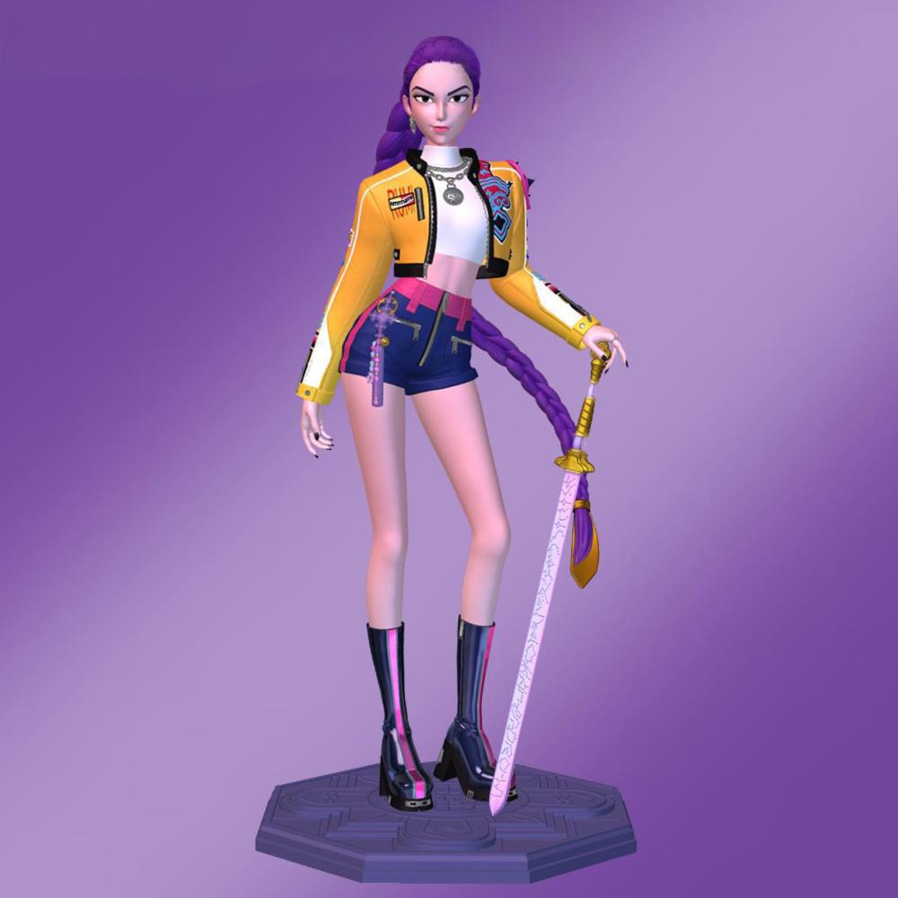 猎魔女团树脂摆件模型