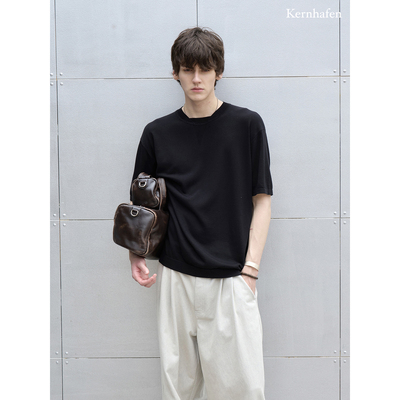 “越简单越好看” 螺纹针织短袖三色 | Kernhafen柯恩哈芬