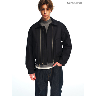 三拉链羽绒服 不费脑硬帅穿搭 kernhafen 冬日至高享受