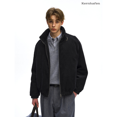 “不愧是冬日实用型天花板穿搭 ”灯芯绒男款棉服外套| kernhafen