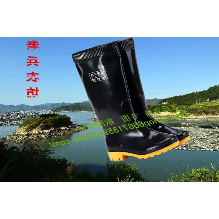 Chaussures - bottes caoutchouc homme - semelle tendon - Ref 969114 Image 1