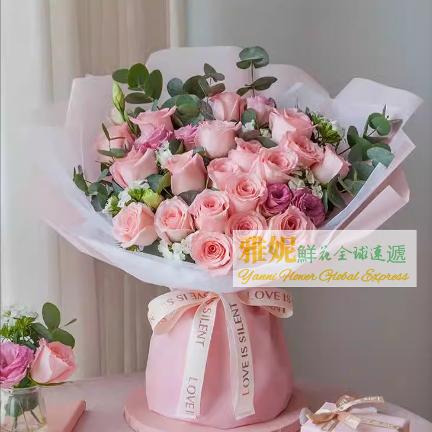 台灣七夕情人節鮮花速遞網上新竹花店送花同城台北台南台中金門