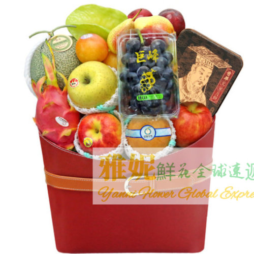 香港中秋禮品水果蓝同城速遞