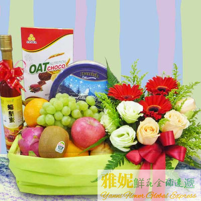 新加坡中秋节水果蓝订购生日祝福