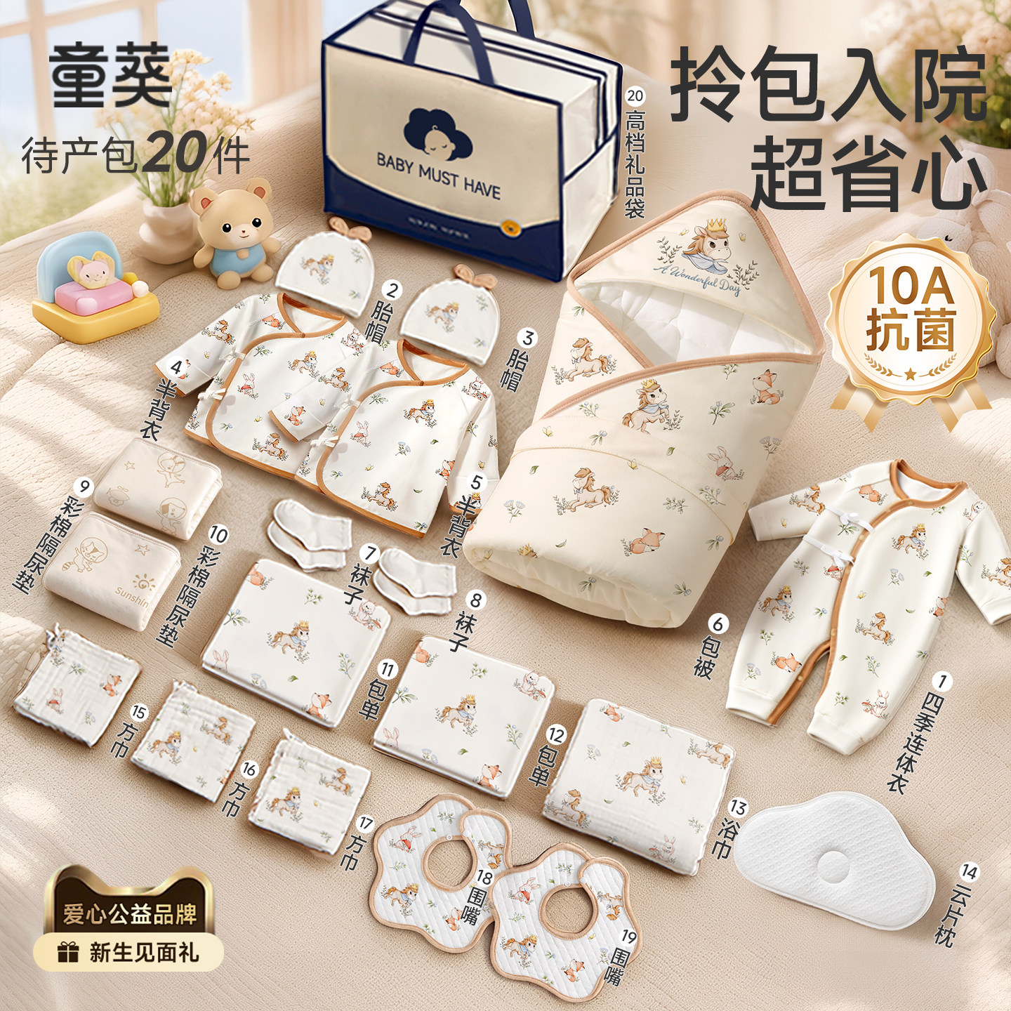 【婴儿待产包】全套新生的儿产房