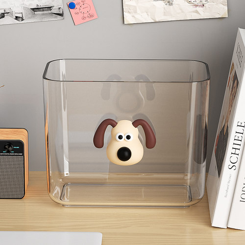 开放式1.5透明高颜值垃圾桶压圈