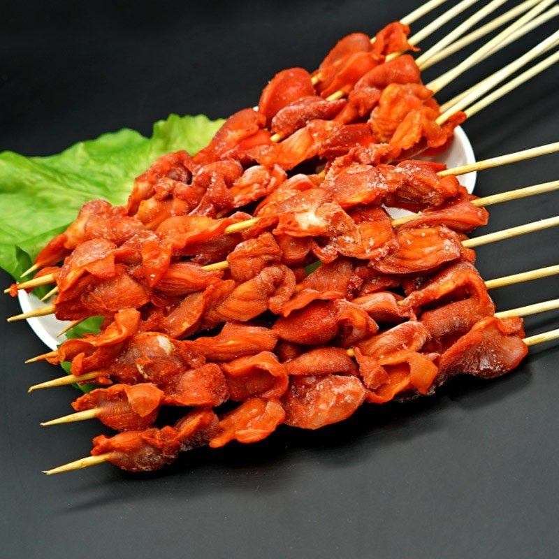 巧媳香辣鸡胗串2包40串家庭商用烧烤冷串店鸡肫烧烤串半成品冷冻
