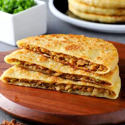 三全绿标猪肉大葱酥皮馅饼1.11kg*6袋早餐速冻速食食品儿童家用