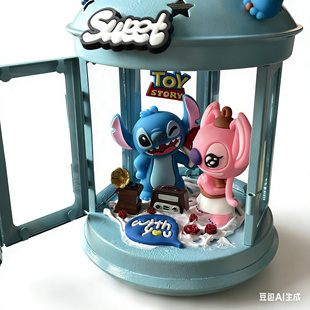 史迪仔生日礼物女生玩偶史迪奇diy手办毕业小夜灯七夕情人节礼品