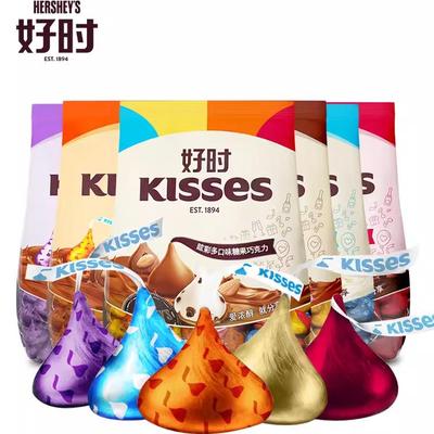 好时之吻kisses水滴巧克力结婚喜糖果零食散装袋装原装5斤促销