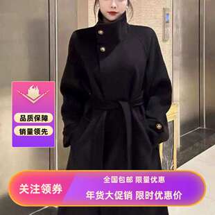 双面优质羊绒羊毛大衣女2025冬季新款赫本风感显瘦毛呢外套常规