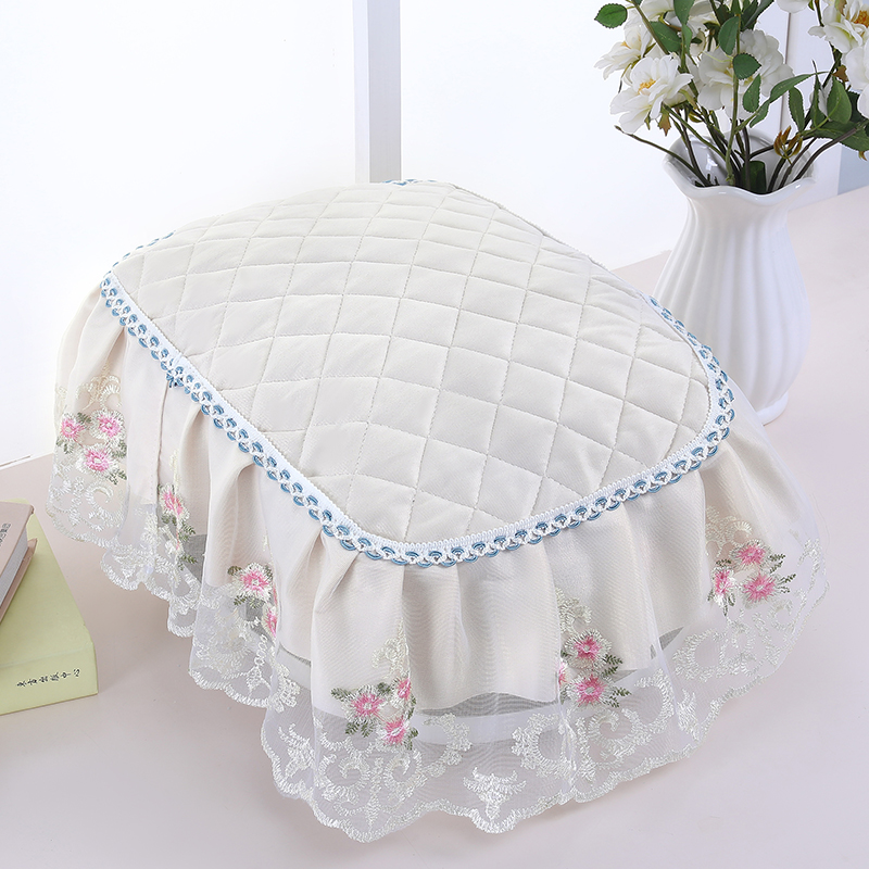 电饭锅防尘多功能盖巾欧式布艺电饭煲罩家用高压锅盖布椭圆形罩