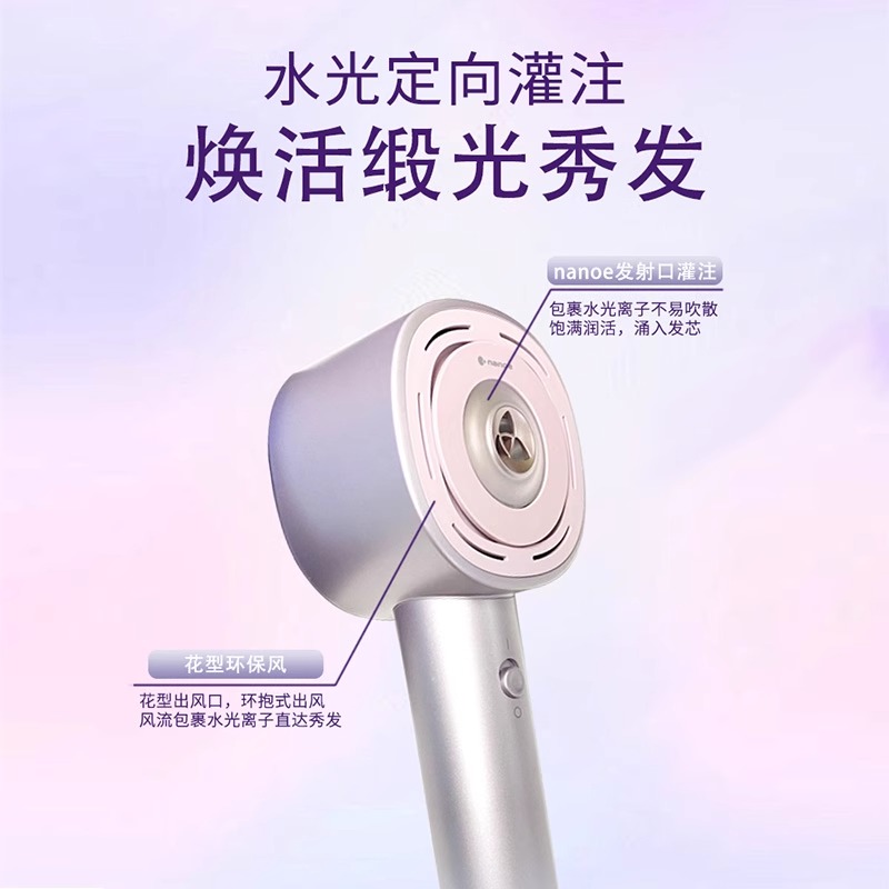 松下NW6A高速吹风机水光离子花芯护发家用大功率速干不伤发吹护机