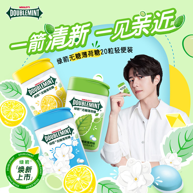 20粒*12瓶黑加仑子无糖薄荷糖