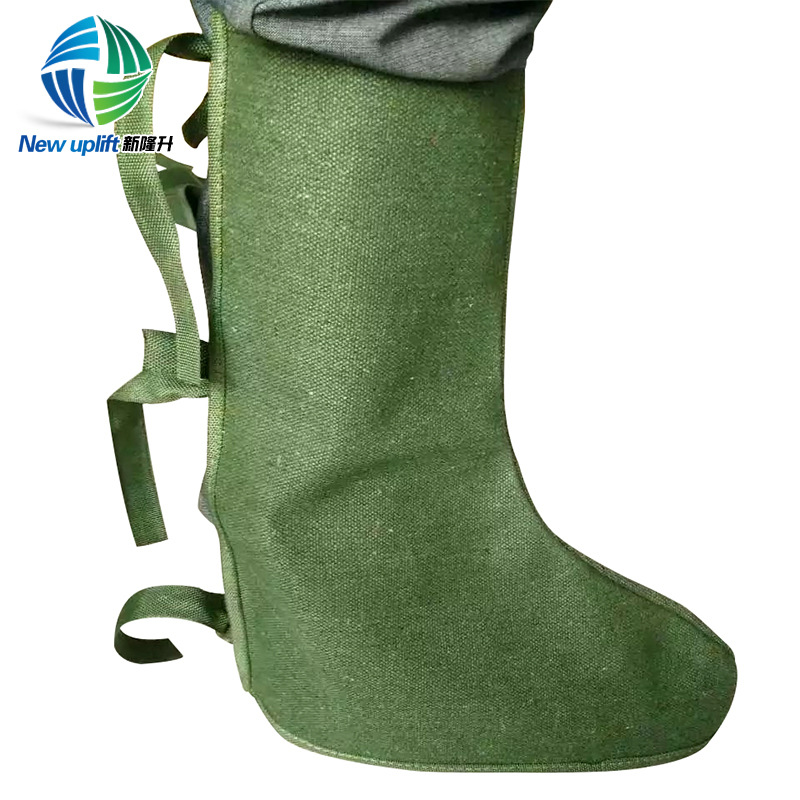 电焊用加厚帆布护脚劳保鞋套