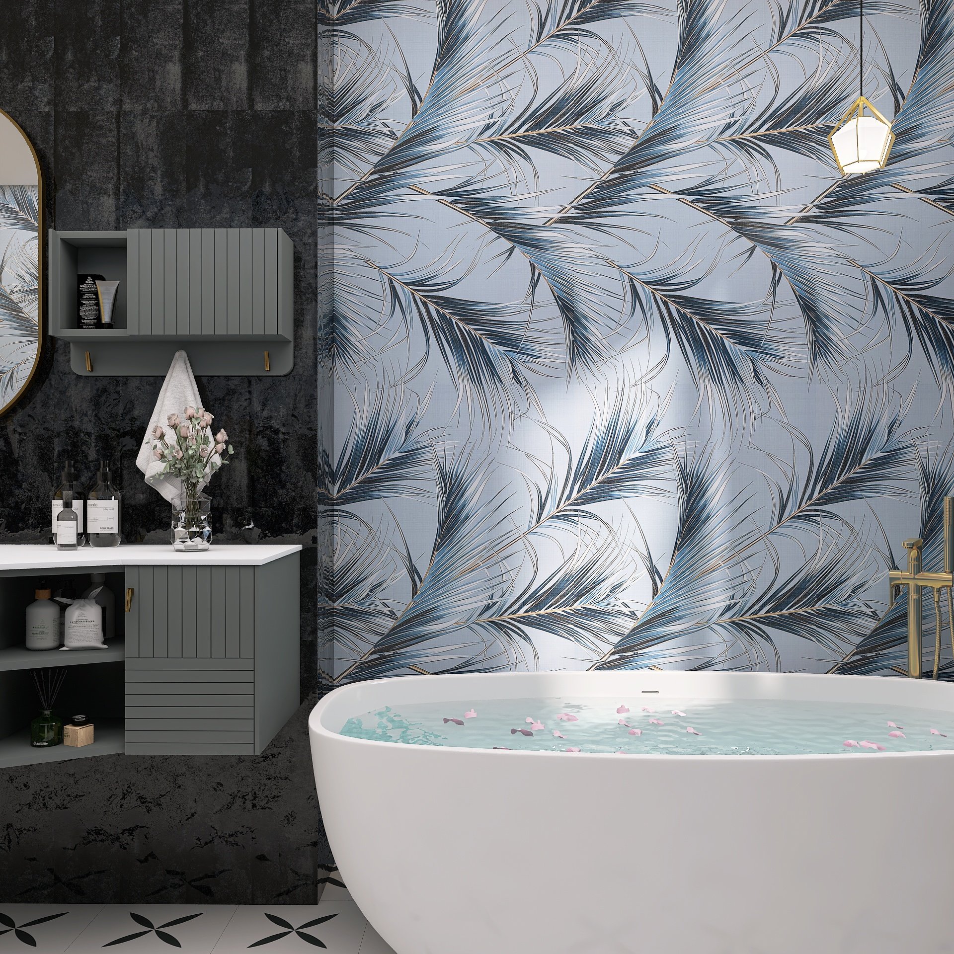 600x1200三度烧卫生间装修300x300精雕地砖150x300瓷砖墙砖花砖