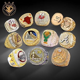 2023年丹佛掘金15号约基奇冠军戒指 抽屉式可打开带旋转开关