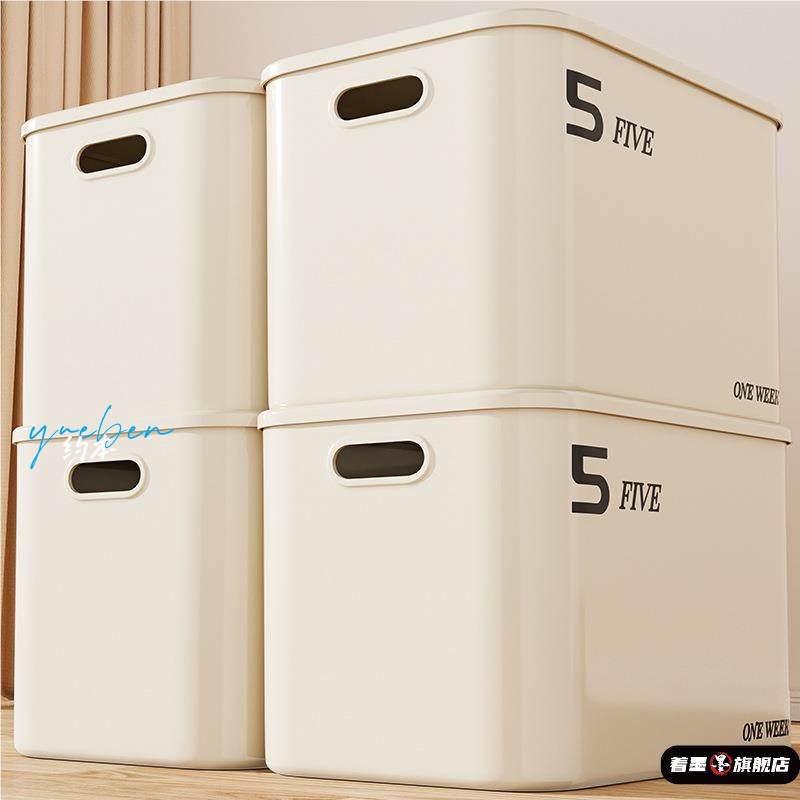 杂物收纳箱家用零食玩具桌面储物盒宿舍衣柜衣服塑料整理箱收纳盒