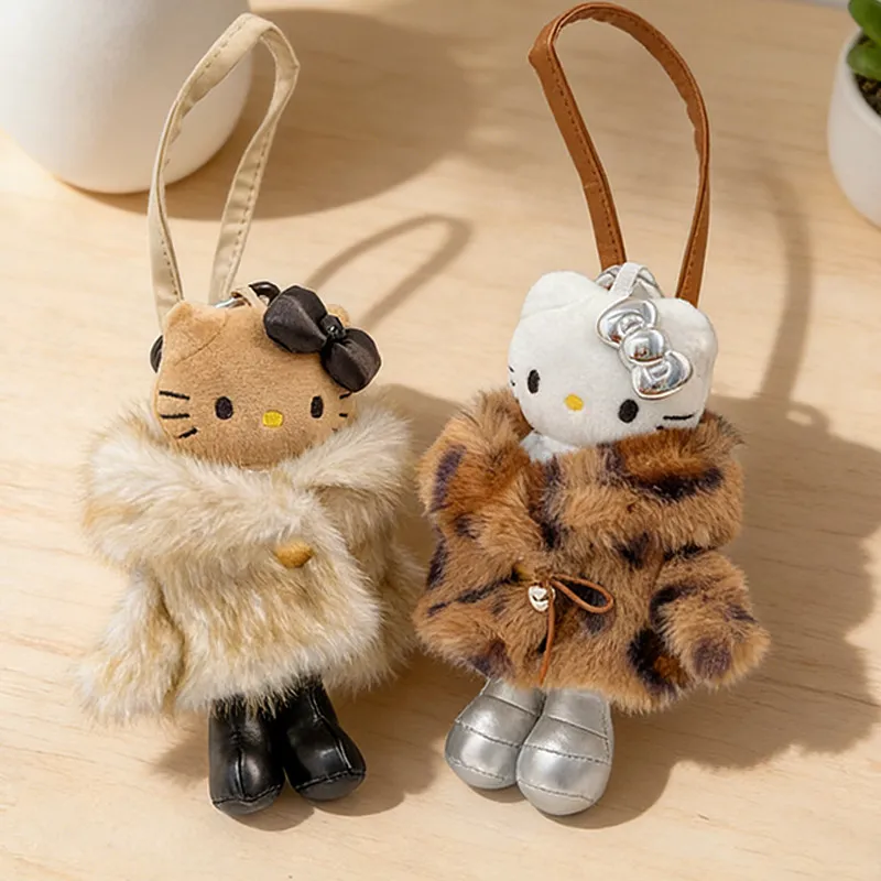 长腿kitty毛绒玩偶挂件娃衣KT娃娃公仔配饰千金kitty挂绳皮草洋气,玩具/童车/益智/积木/模型,娃娃/配件/着替,淘宝优惠券,粉丝福利购,淘宝优惠卷