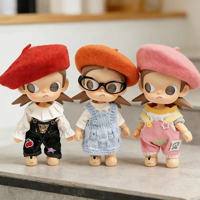 仅衣服 zsiga可动人偶向往之处bjd玩偶娃衣1/8嘎子姐贝雷帽背带裤