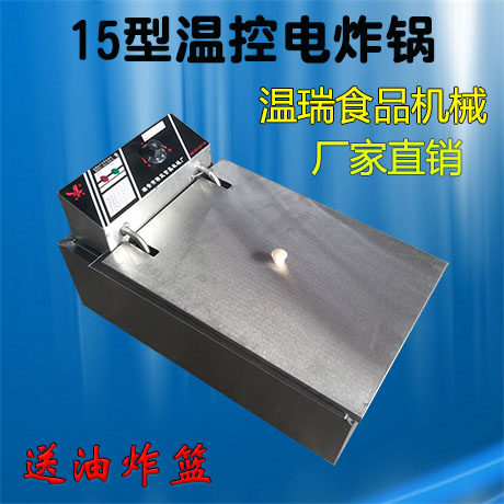 15型温控油炸锅单缸炸薯条加厚