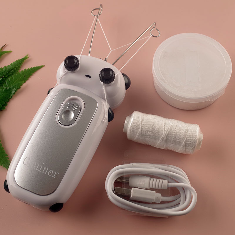 挽脸机去毛男女脱毛器仪挽脸器电动挽面器绞脸器脸部除毛器拔毛器