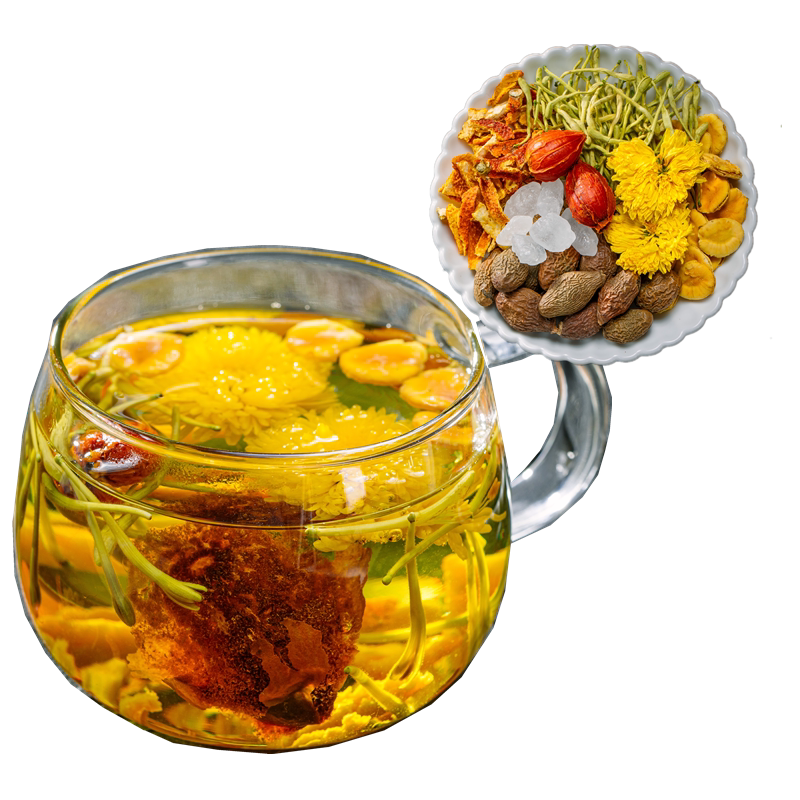胖大海菊花茶清火润喉