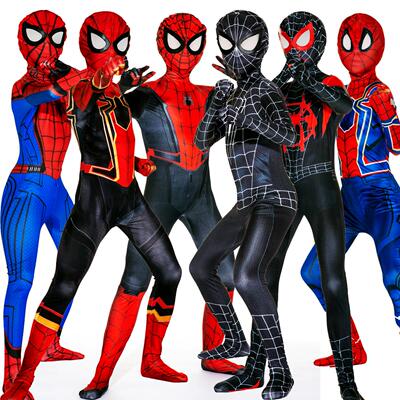 spider man蜘蛛侠COS服连身衣儿童紧身弹力超级英雄系列 经典多款