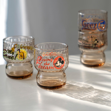 石冢硝子日本迪士尼玻璃杯 米奇果汁饮料情侣玻璃ins风水杯ADERIA