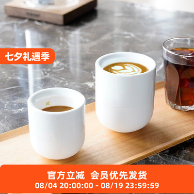 痣birthmark combo杯咖啡馆杯1+1手握套马厚唇白色陶瓷杯手冲浓缩