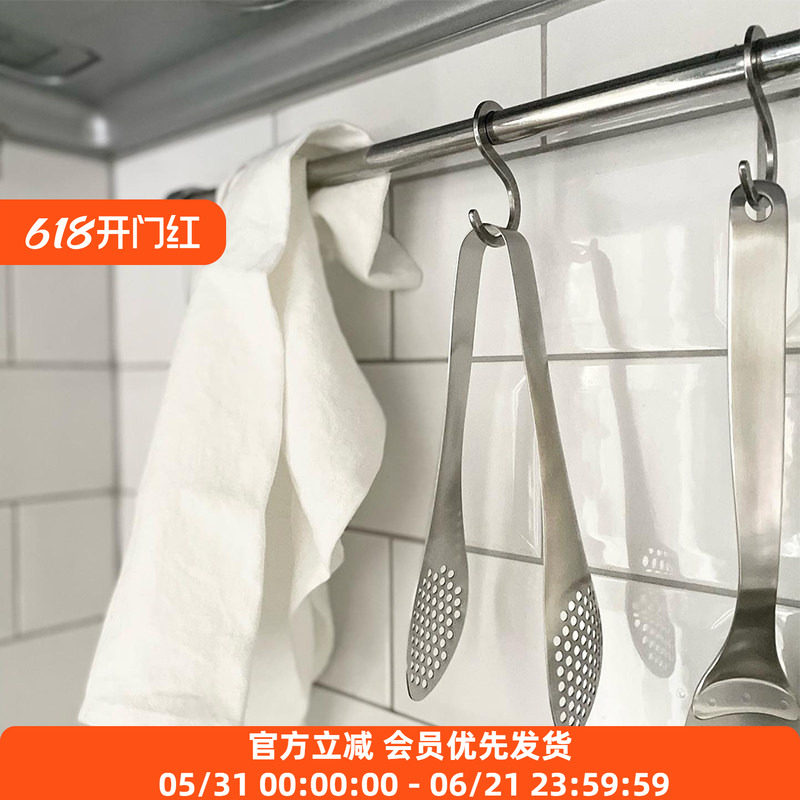 柳宗理日本进口不锈钢食品夹子带孔无孔料理煎锅烧烤烘焙用沥水油