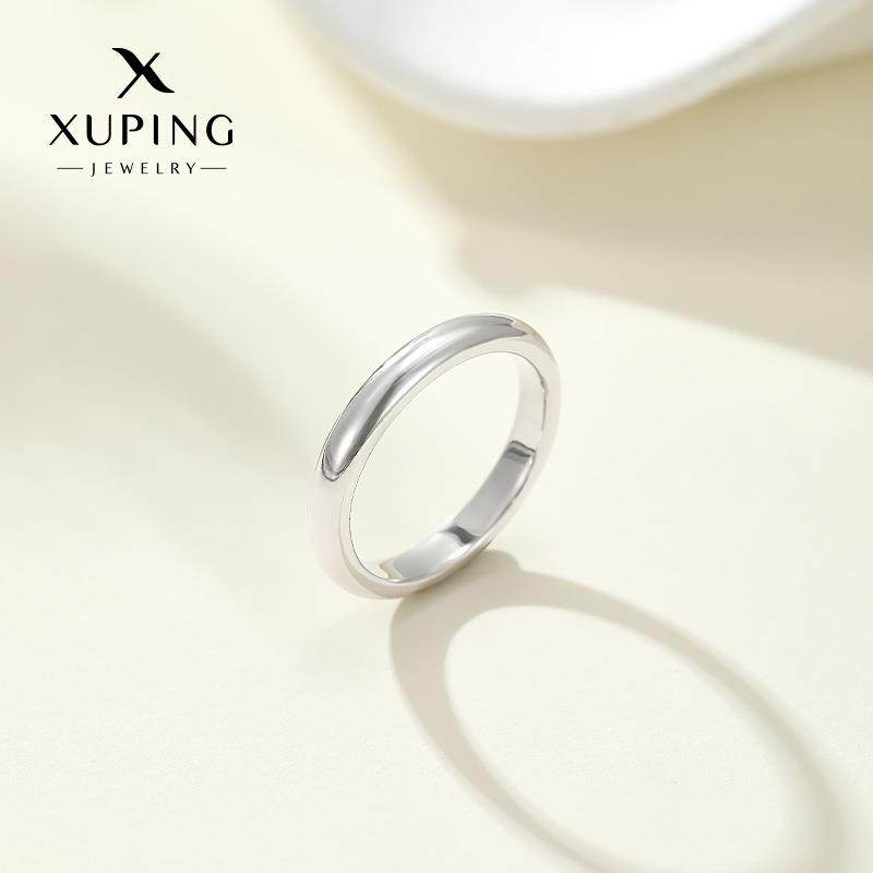抖音快手同款 素圈情侣戒指男女款对戒韩版简约小众设计指环