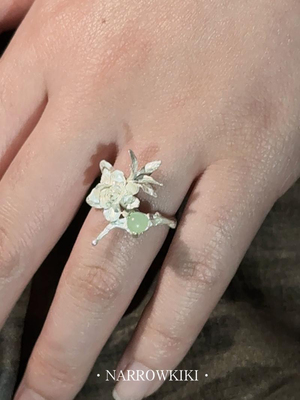 《INFJ栀子花》印象设计 烧白工艺开口可调节