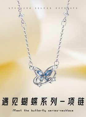 ASIA STAR项链女轻高级气质小众百搭锁骨链吊坠高级感法式轻奢