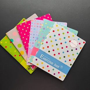 横线8mm带宽分栏线70克丝滑柔光舒目纸 205mm80页40张 彩虹点 255