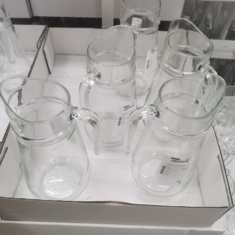 宜家凉水杯提尔布林阿尔客厅水杯玻璃杯温水杯子宜家把杯