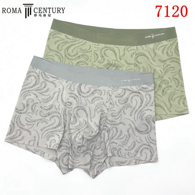 罗马世纪男士内裤新款莫代尔印花舒适透气无痕中腰平角内裤RM7120,女士内衣/男士内衣/家居服,男平角内裤,淘宝优惠券,粉丝福利购,淘宝优惠卷