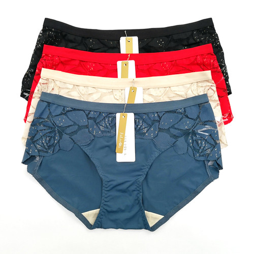 中厚a杯桑蚕丝女士三角内裤新款