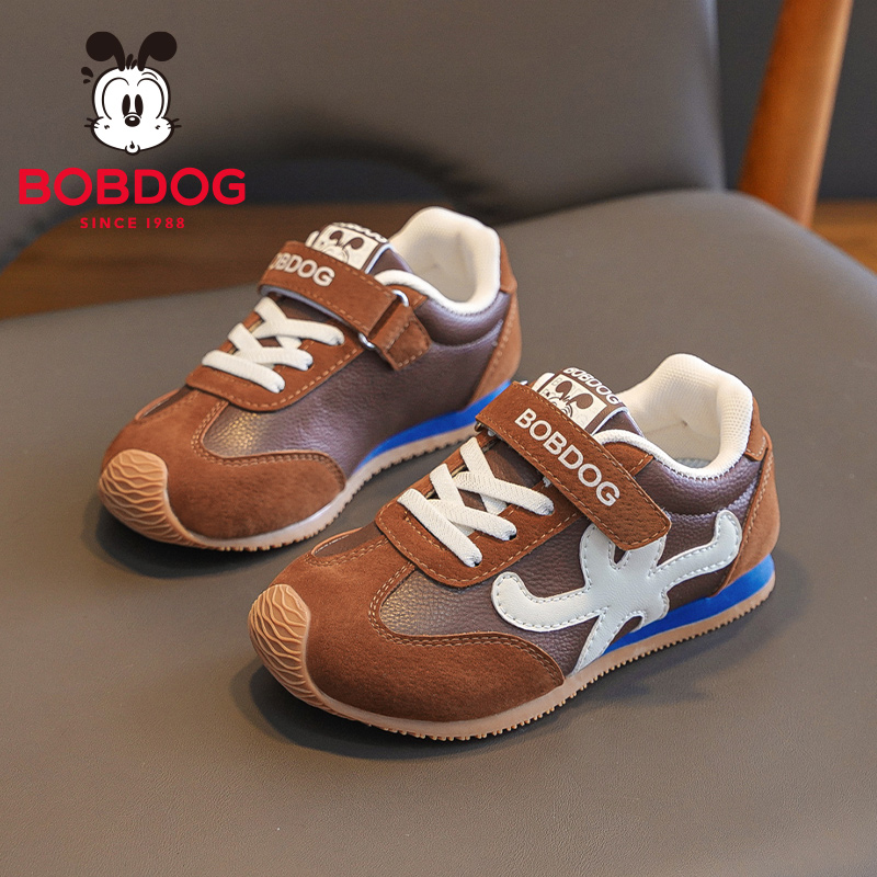 巴布豆童鞋官方旗舰店男大童德训鞋2025新款秋季男宝鞋儿童运动鞋