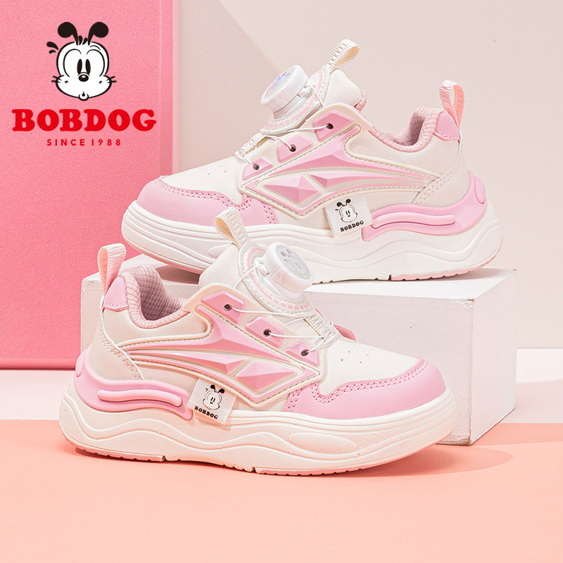 巴布豆童鞋官方旗舰店女童鞋子2025新款春秋季休闲运动鞋儿童板鞋