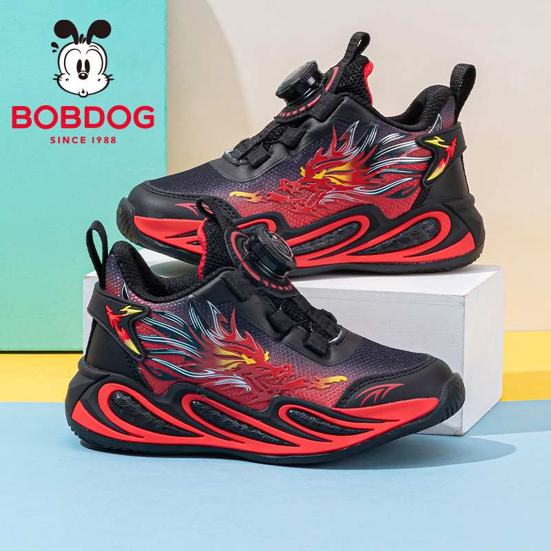 巴布豆童鞋男童运动鞋2025新款秋季男孩秋冬款加绒二棉鞋儿童鞋子