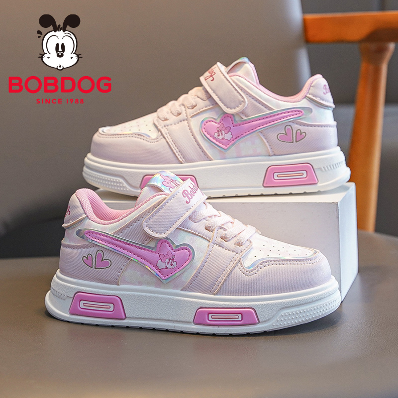 巴布豆童鞋女童板鞋2025超火童鞋秋季女孩休闲鞋女宝鞋儿童运动鞋