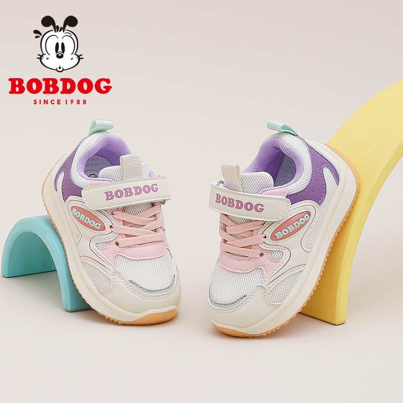 巴布豆童鞋官方旗舰女童学步鞋2025秋季新款软底女宝宝鞋儿童鞋子