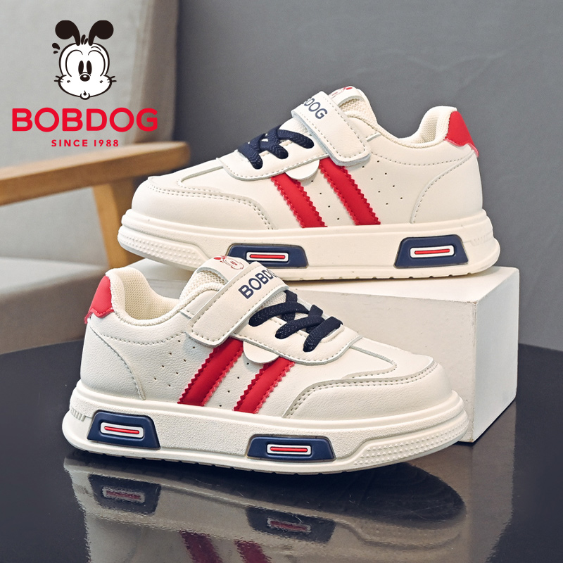 巴布豆童鞋官方旗舰店正品儿童板鞋2025新款校园百搭小白鞋运动鞋