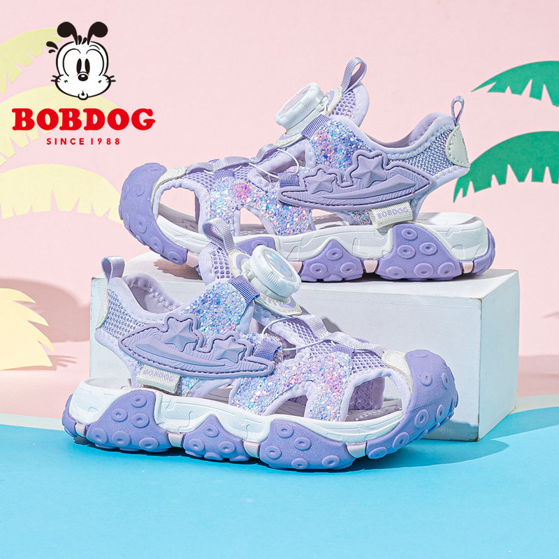 巴布豆童鞋女童凉鞋夏季2026新款女宝宝夏凉女孩包头夏款儿童鞋子