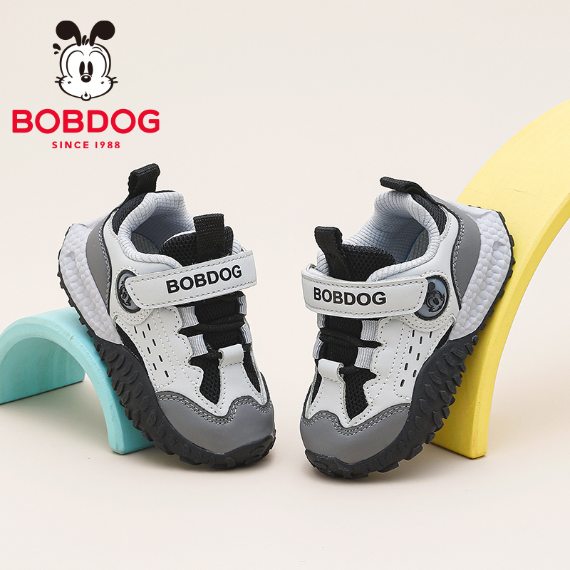 巴布豆童鞋儿童鞋子2025新款秋季一岁婴幼儿软底鞋男宝男童学步鞋