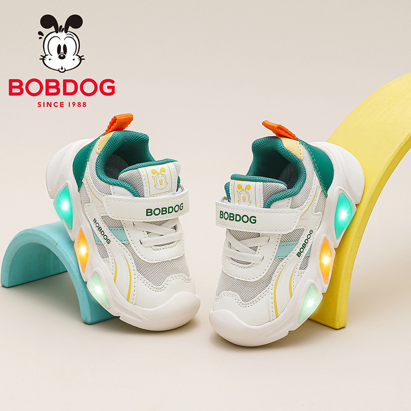 巴布豆童鞋官方旗舰店正品儿童宝宝鞋2025新款秋季软底男童学步鞋