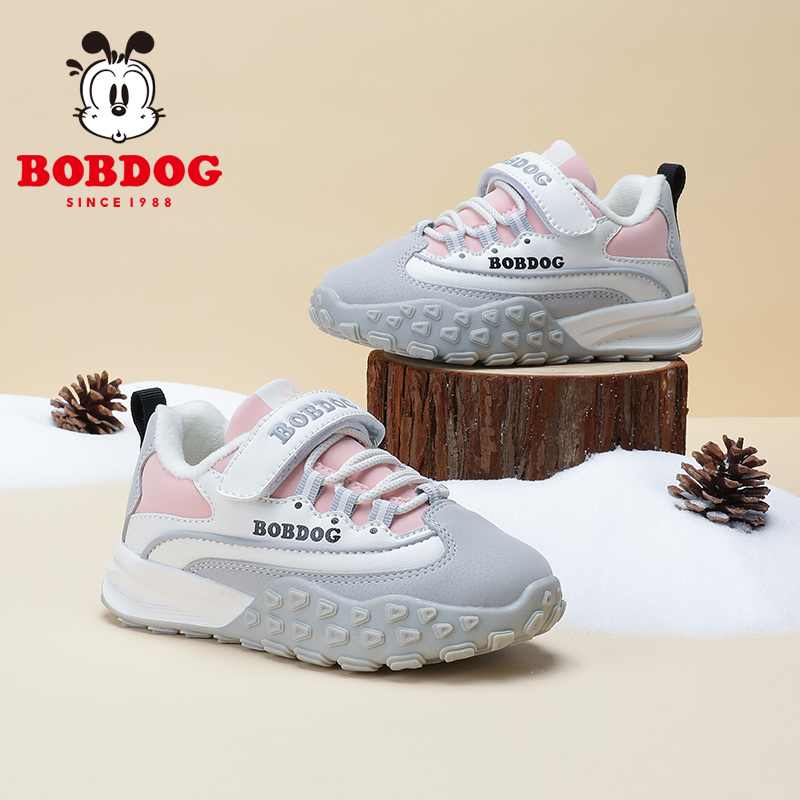 巴布豆童鞋秋冬款儿童运动鞋