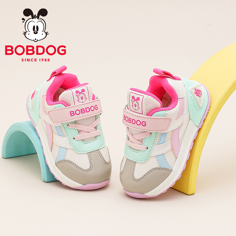 巴布豆童鞋女童鞋2025新款女孩宝宝秋季鞋子二棉鞋一岁儿童学步鞋